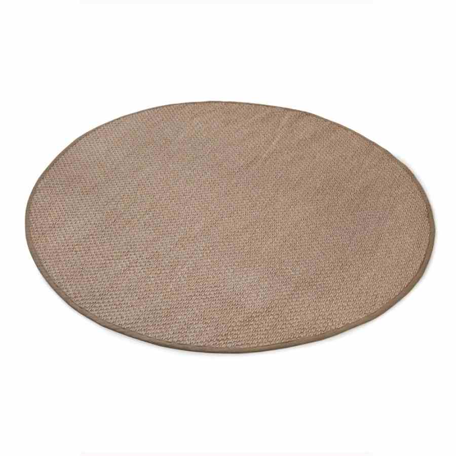 Bilde av Sisal teppe beige Ø-200cm med kanting