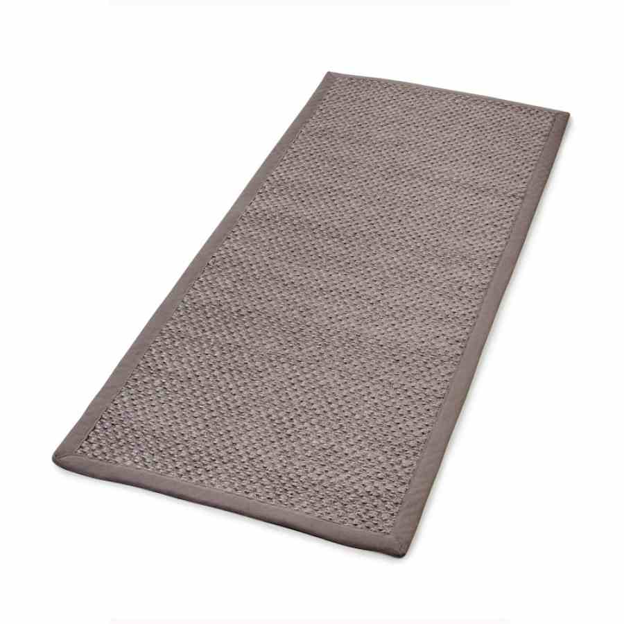 Bilde av Sisal teppe taupe 80x200cm med kanting