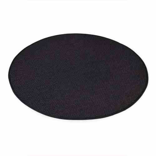 Bilde av Sisal teppe black Ø-200cm med kanting