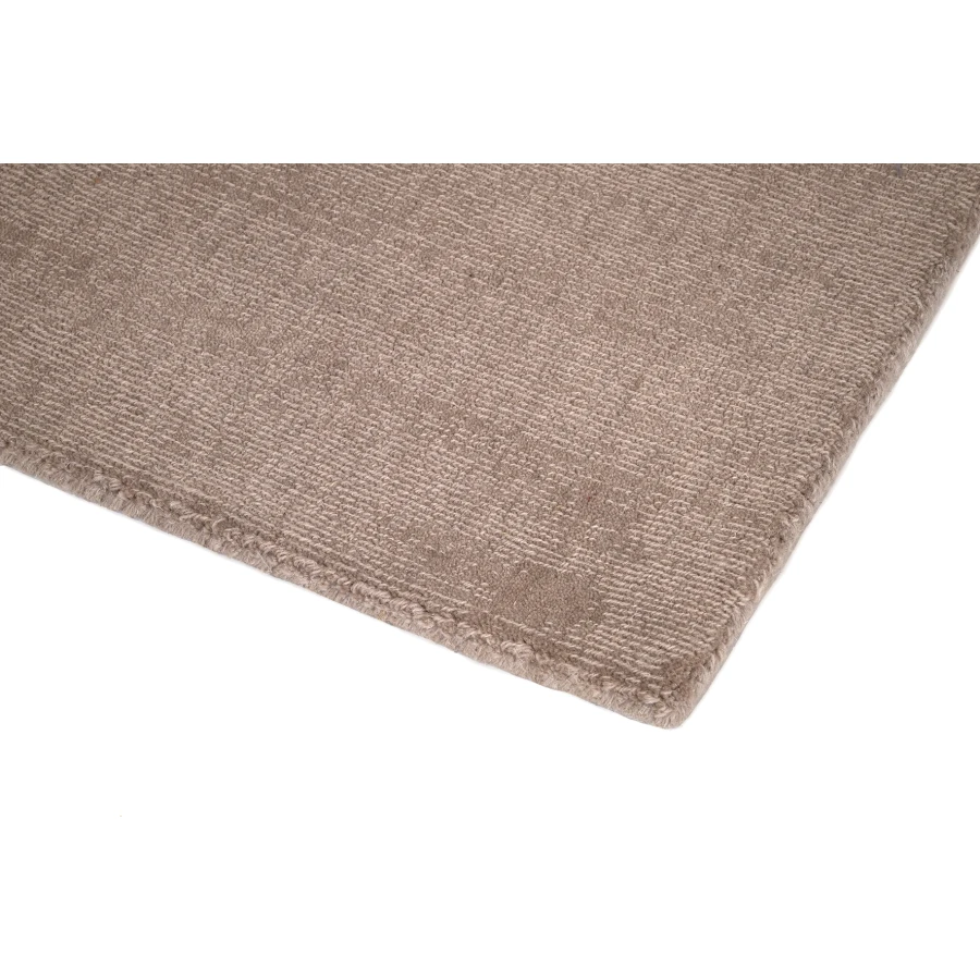 Bilde av Håndvevd ullteppe Logan ø200 beige