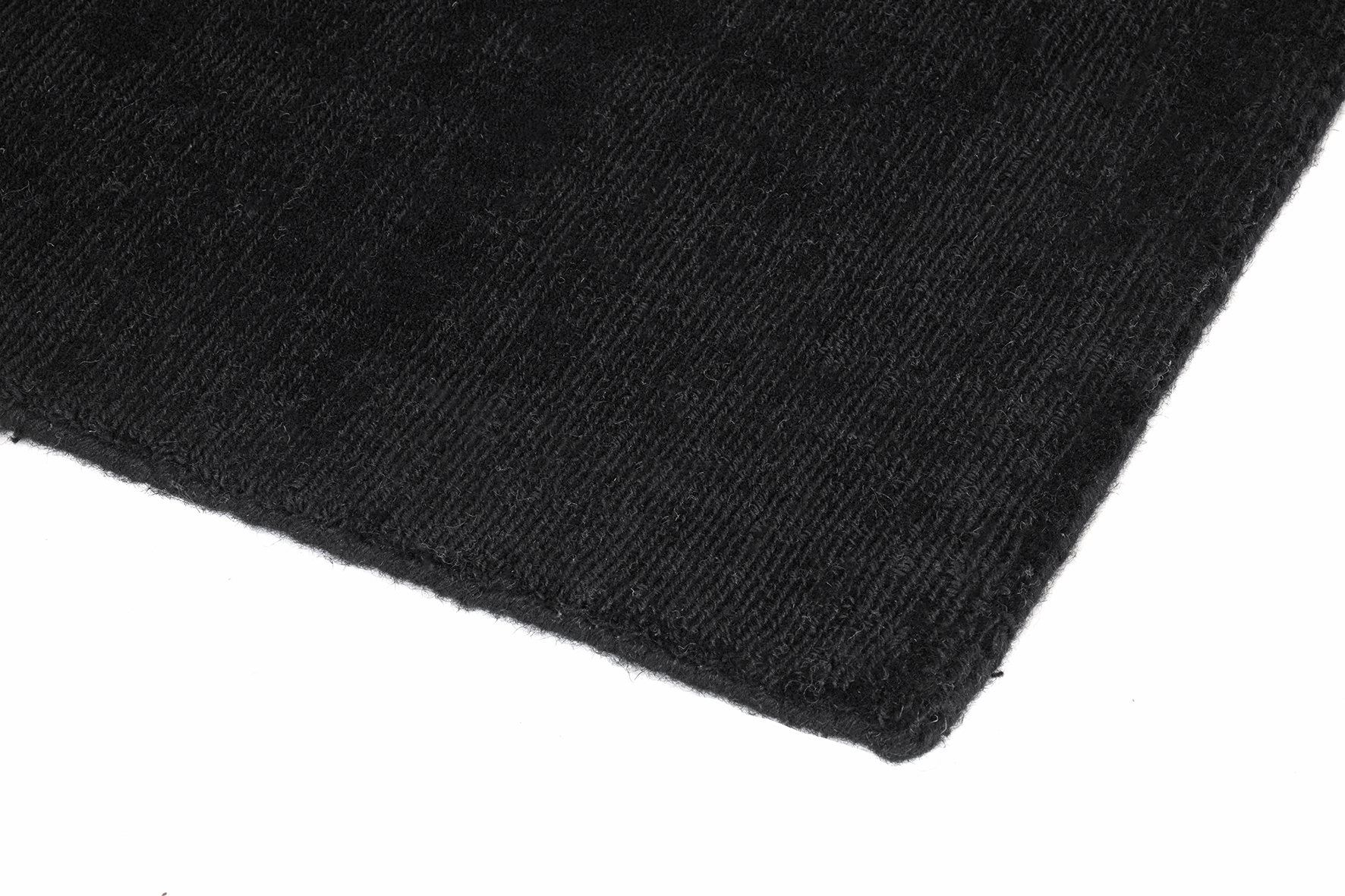 Bilde av Håndvevd ullteppe Logan 60*90cm black dørmatte