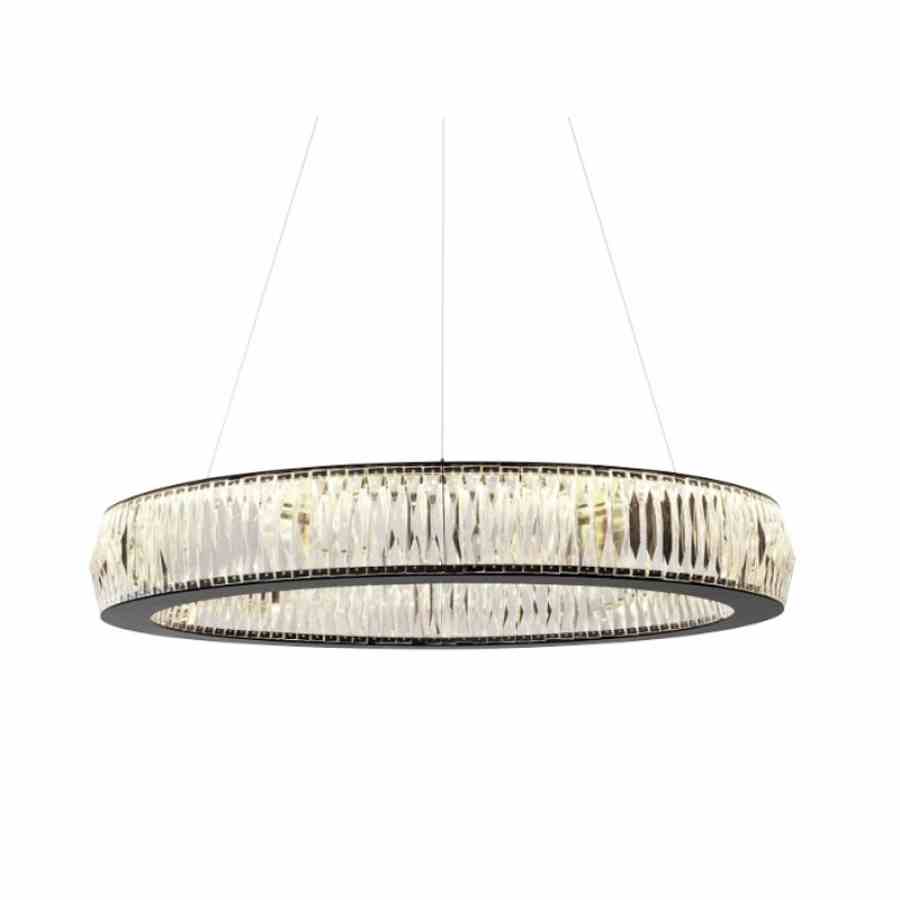 Bilde av Taklampe Cornwall Black/glass