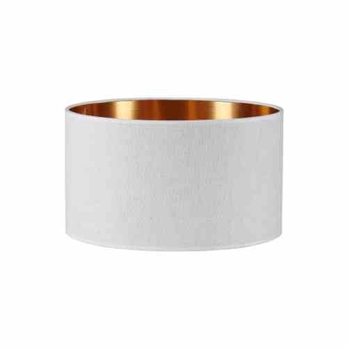 Bilde av Lampeskjerm lin Sand / Copper