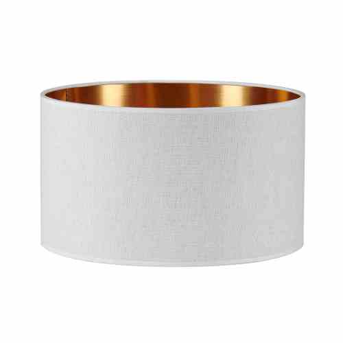 Bilde av Lampeskjerm lin Sand / Copper
