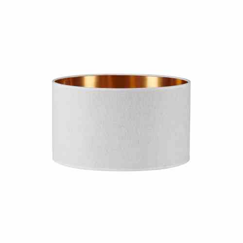 Bilde av Lampeskjerm lin Sand / Copper