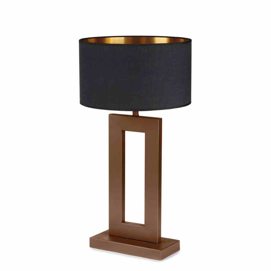 Bilde av Bordlampe Venice Bronze m skjerm