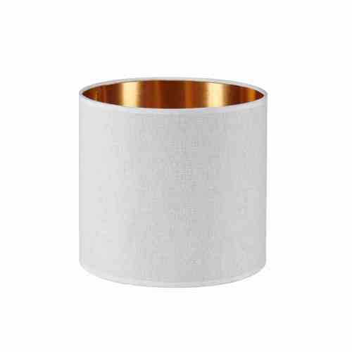 Bilde av Lampeskjerm lin Sand / Copper