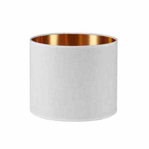 Bilde av Lampeskjerm lin Sand / Copper