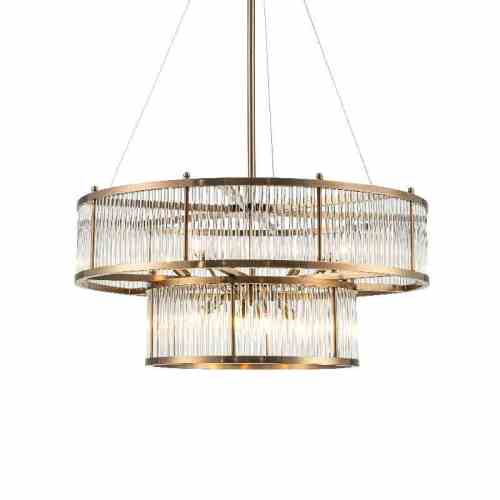 Bilde av Taklampe Monte Carlo 8 lys Bronze