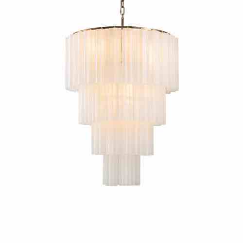 Bilde av Taklampe Marbella 12 lys Frost white / Bronze