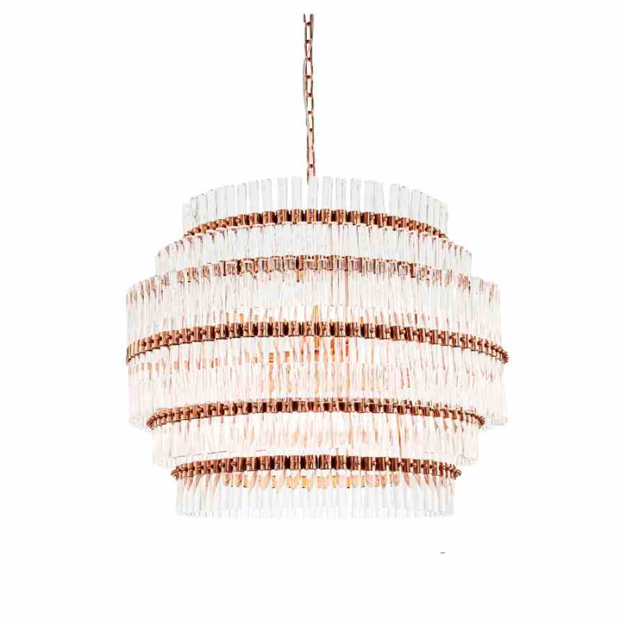 Bilde av Taklampe San Marco 9 lys Bronze