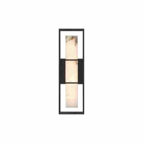 Bilde av Vegglampe Blakley Led Alabaster white / Black