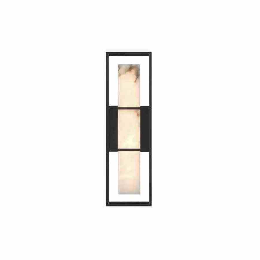 Bilde av Vegglampe Blakley Led Alabaster white / Black