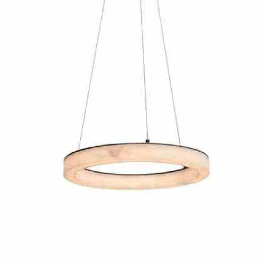 Bilde av Taklampe Epsom Led Alabaster / Black