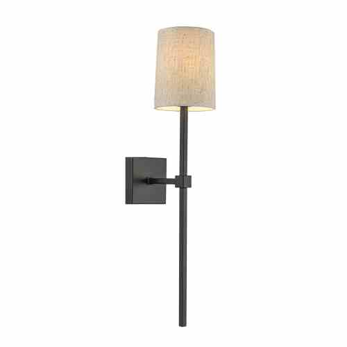Bilde av Vegglampe Esher Black / Sand