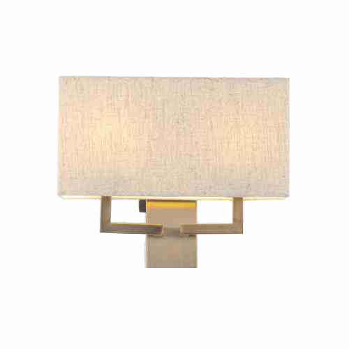 Bilde av Vegglampe Blackburn 2 lys Bronze / Lin Sand