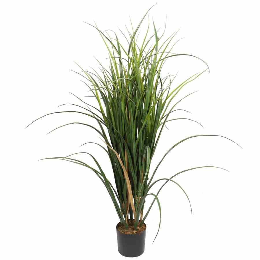 Bilde av Potted Artificial Reed Grass Deluxe 100CM Green UV Protected