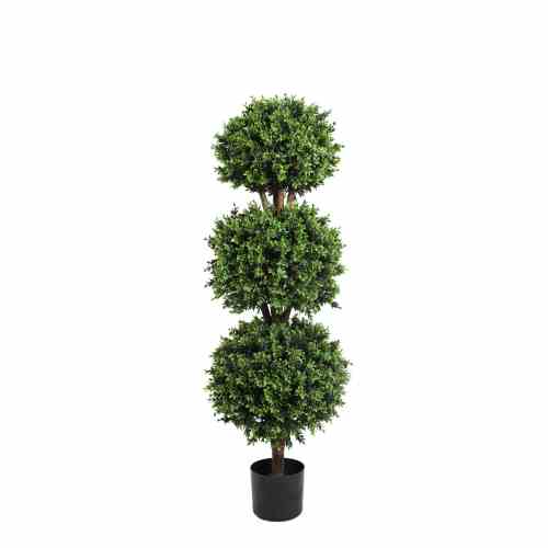 Bilde av Spring Buxus Triple Ball Topiary 120CM