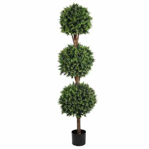 Bilde av Spring Buxus Triple Ball Topiary 150CM