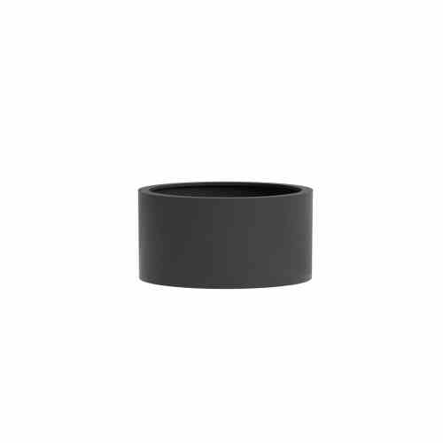 Bilde av Fiberstone Round plain Ø40cm x 35cm matt black