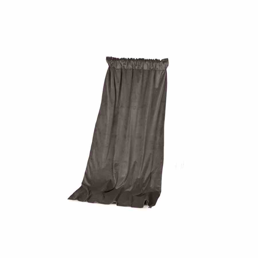 Bilde av Gardinhøyde 130cm x 240cm 15cm rynkebo m/fòr Velour Brown