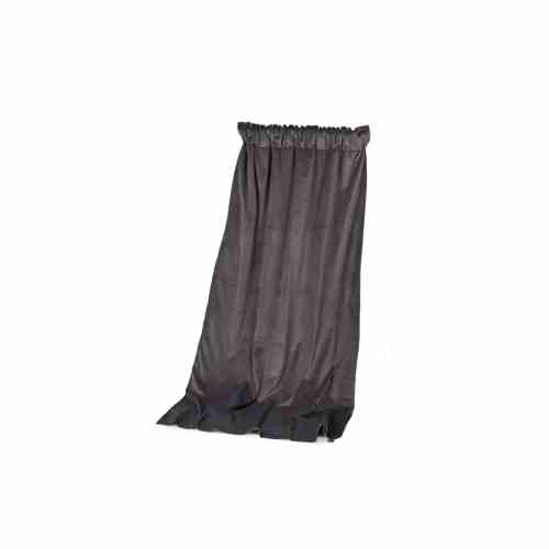 Bilde av Gardinhøyde 130cm x 240cm 15cm rynkebo m/fòr Velour DarkGrey