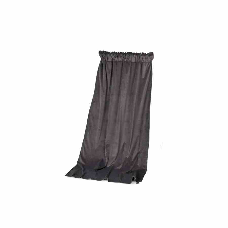 Bilde av Gardinhøyde 130cm x 240cm 15cm rynkebo m/fòr Velour DarkGrey