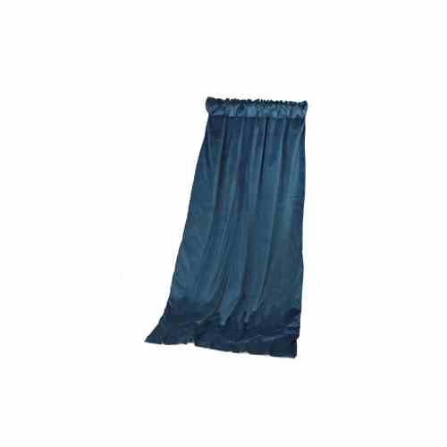 Bilde av Gardinhøyde 130cm x 240cm 15cm rynkeb m/fòr Petroleum Blue