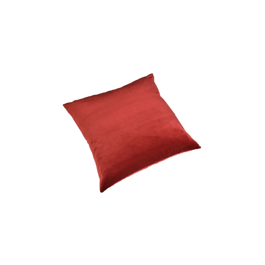 Bilde av Pute 55cm x 55cm Velour Burgundy Inkl. Dun/fjær innmat