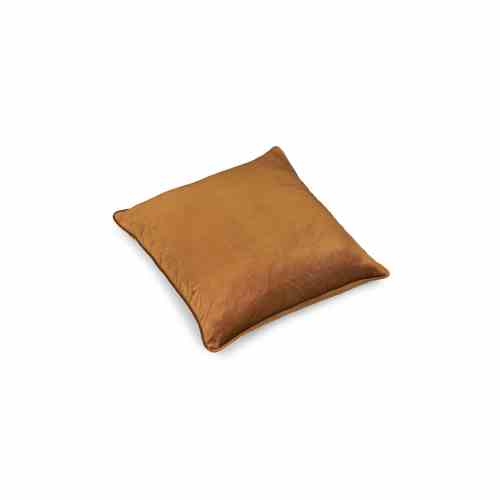 Bilde av Pute 55cm x 55cm Velour Caramel Inkl. Dun/fjær innmat