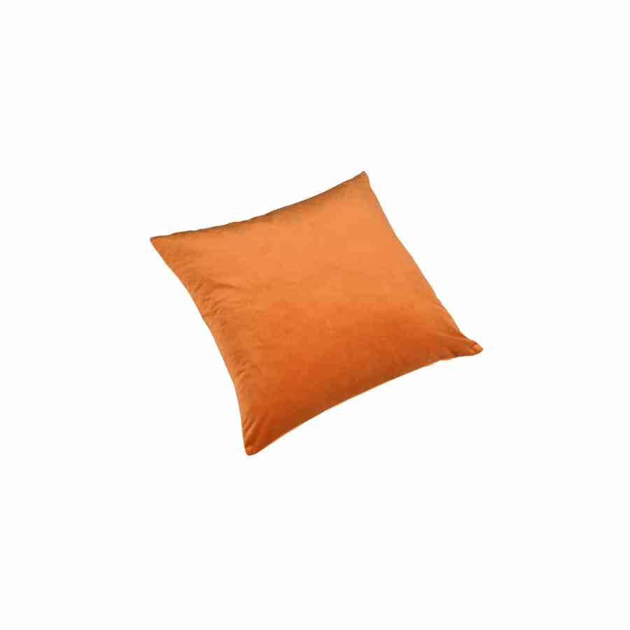 Bilde av Pute 55cm x 55cm Velour Orange Inkl. Dun/fjær innmat