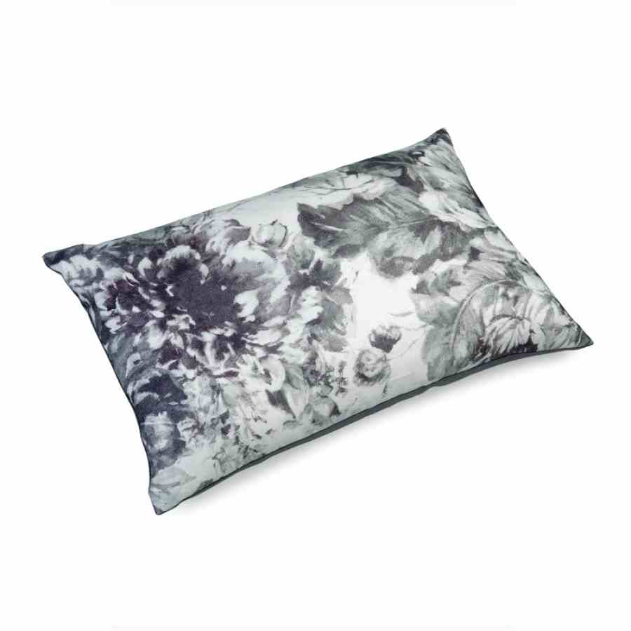 Bilde av Pute 40x60 Lin Flower Gray inkl. innmat dun fjær