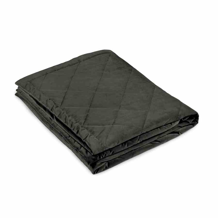 Bilde av Sengeteppe m/diamant quilt velour mole