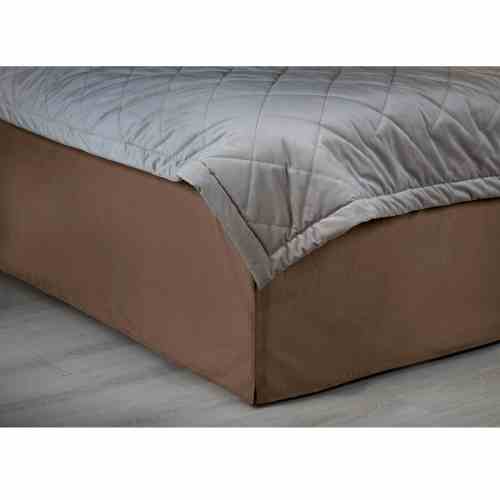 Bilde av Sengekappe velour brown
