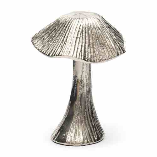 Mushroom Decoration silver S