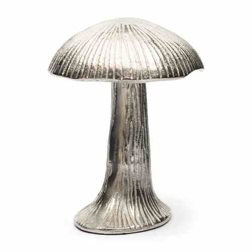 Mushroom Decoration silver L