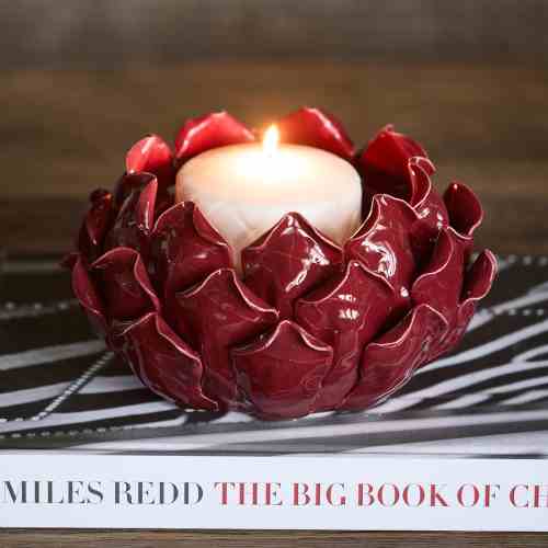 Artichoke Bowl burgundy XS
