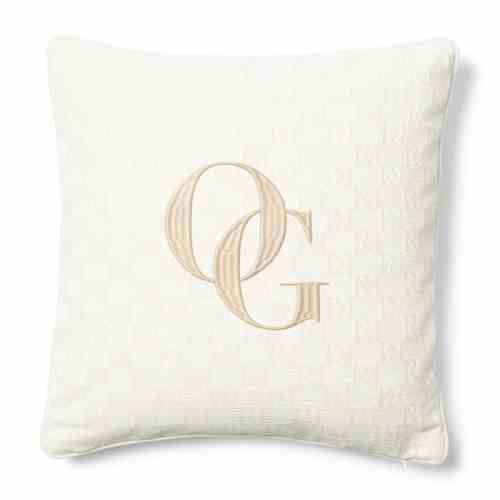 OG Embroidered Monogram PC 50x50