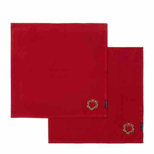 Christmas Wreath Napkin Set of 2