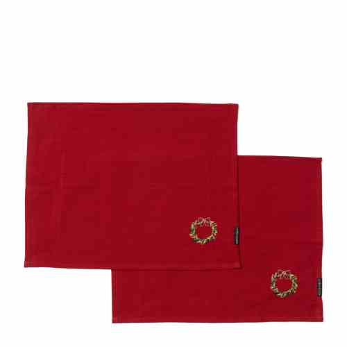 Christmas Wreath PlacematSetOf2pcs