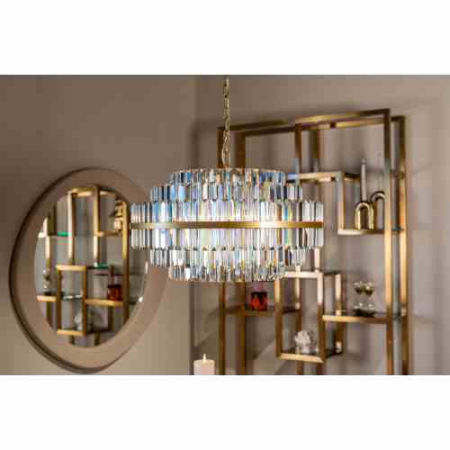 Chandelier Desire brushed gold small