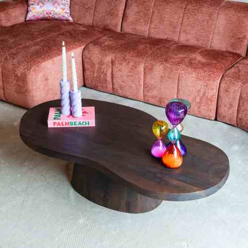 Coffee table Odile dark brown