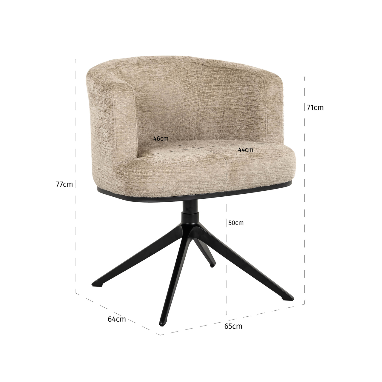 Dining chair Cheyenne desert fusion pakkepris 6 stk spisestoler - Bilde 7