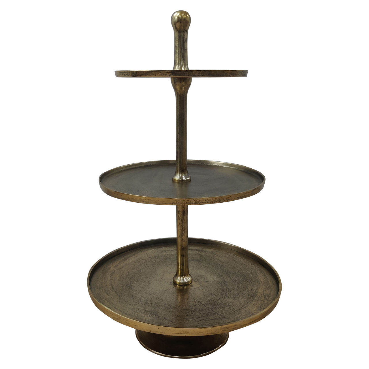 Cake plate Fallstaff bronze 3-plates