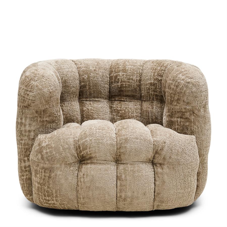 Arosa Swivel Armchair Taupe - Bilde 7