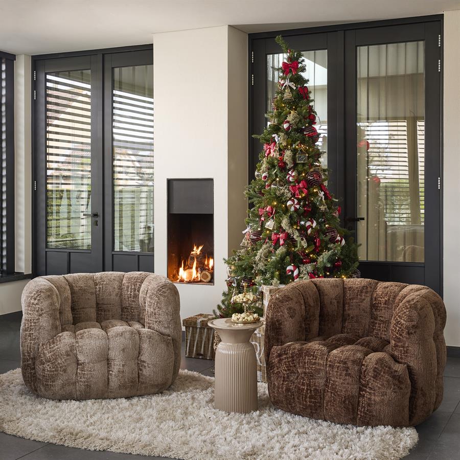Arosa Swivel Armchair Taupe - Bilde 8