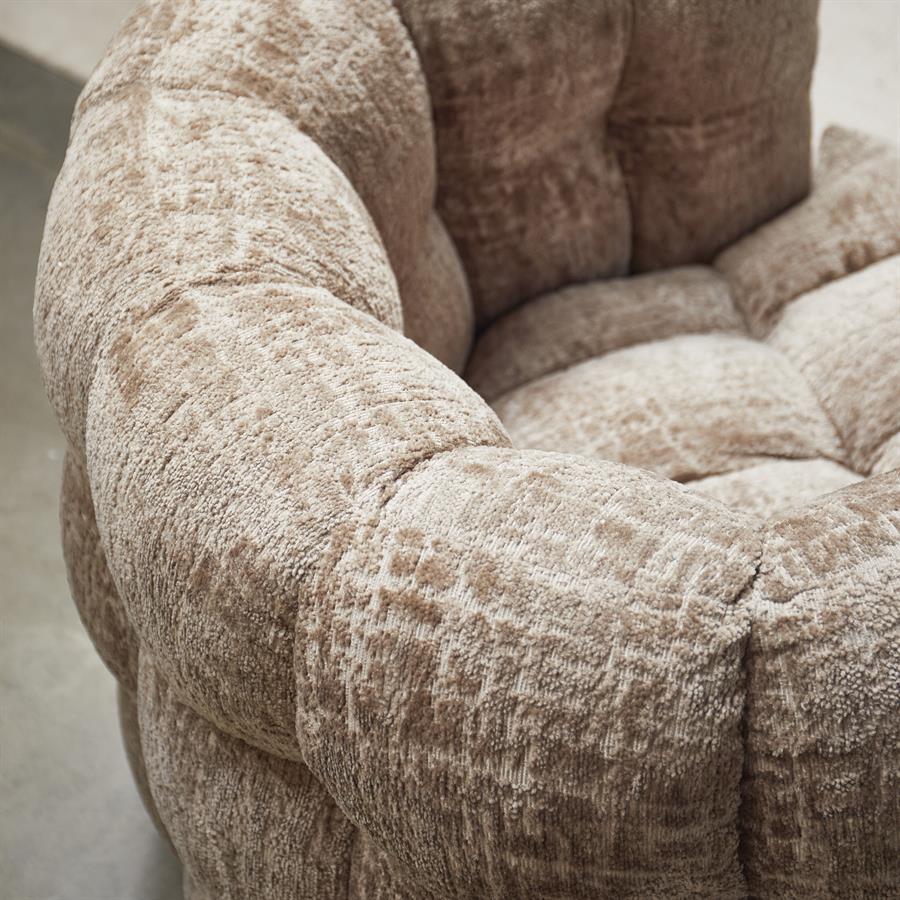 Arosa Swivel Armchair Taupe - Bilde 10