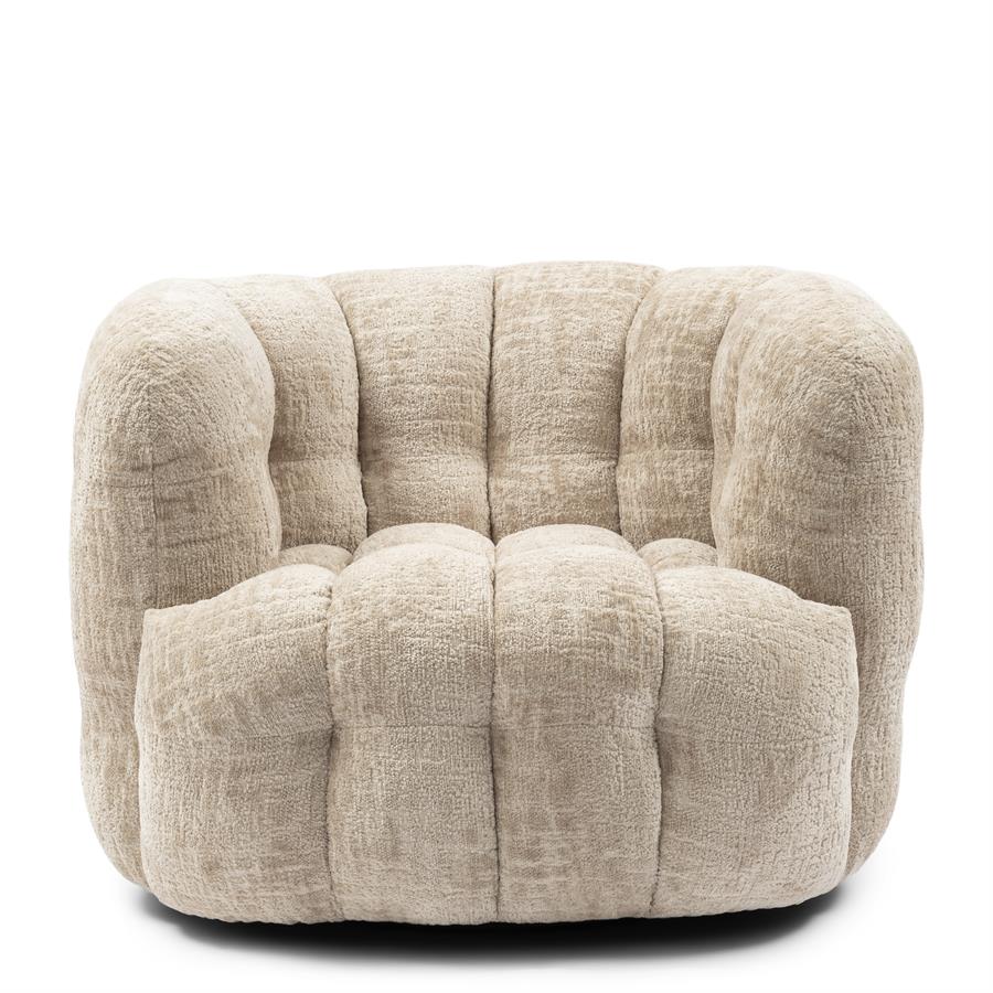 Arosa Swivel Armchair Natural - Bilde 7