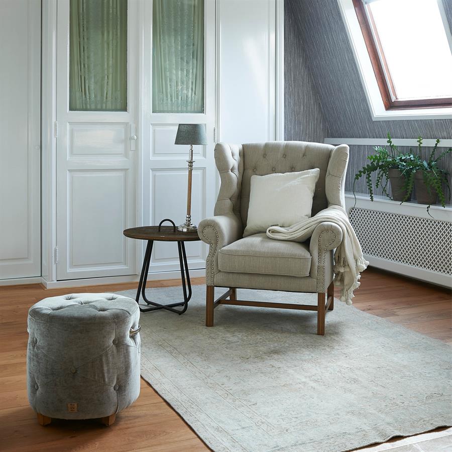 Franklin Park Wing Chair Linen Flax - Bilde 9