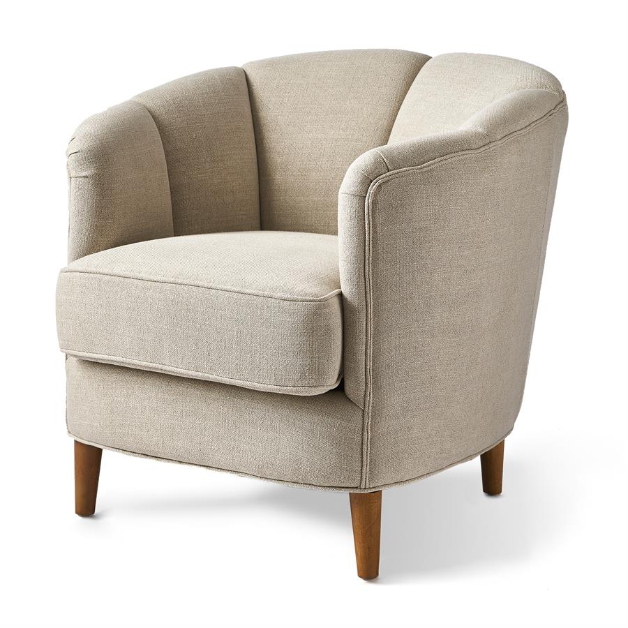 Rue Royale Armchair Linen FabFlax - Bilde 9